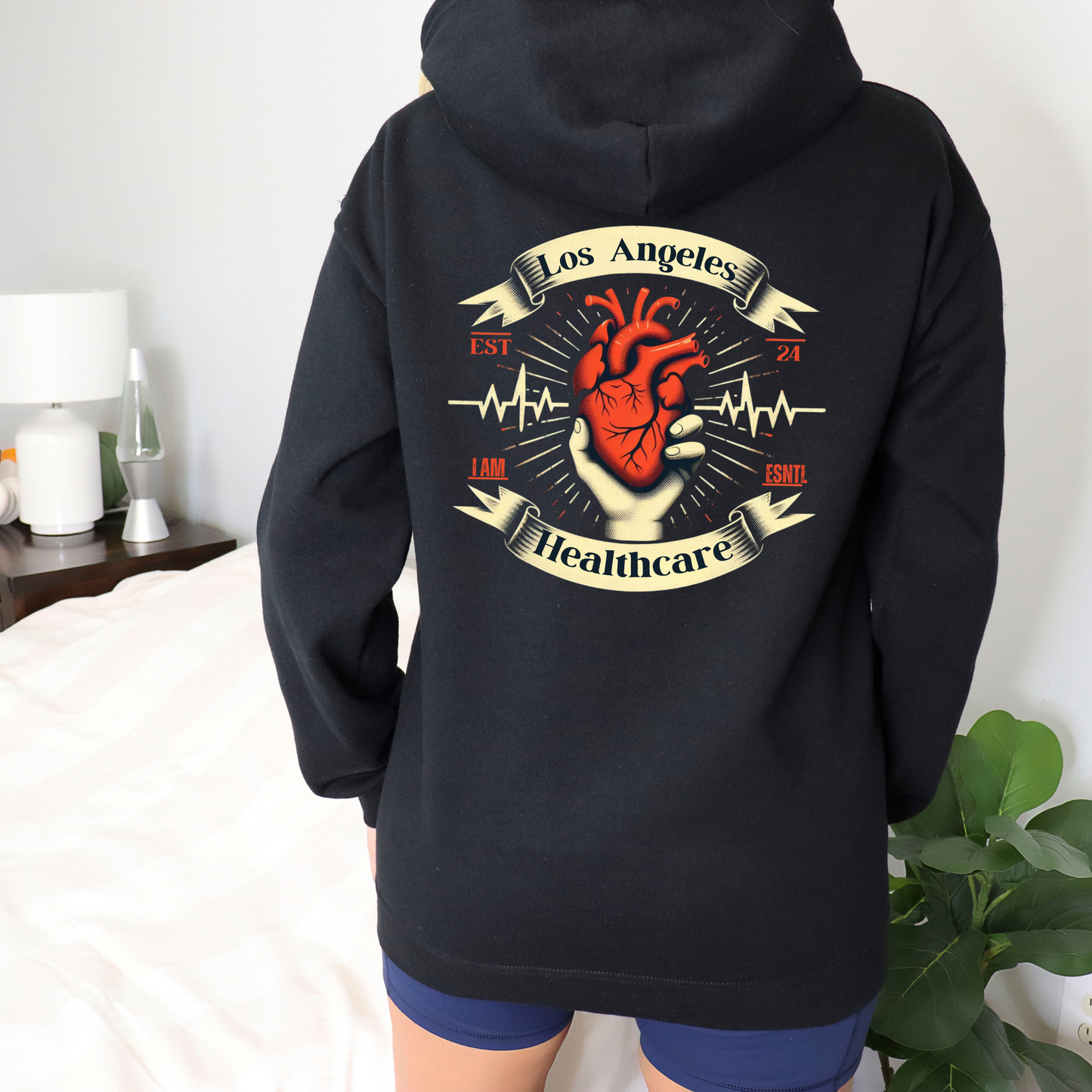 LA Heart Zip-up Hoodie